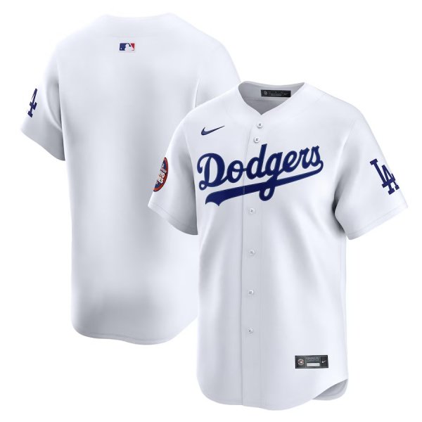 Men's Los Angeles Dodgers Nike 2025 MLB World Tour: Tokyo Series Home Limited White Jersey