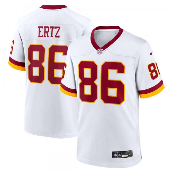 Men's #86 Zach Ertz Washington Commanders Nike Game Super Bowl Era White Jersey