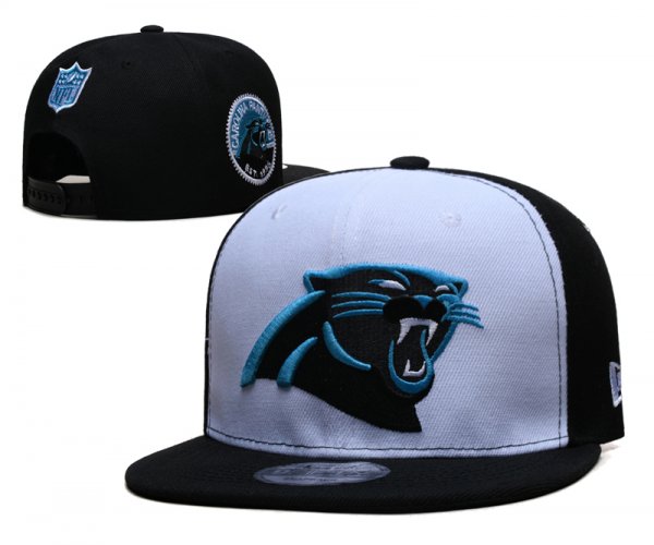 Carolina Panthers White and Black Cap