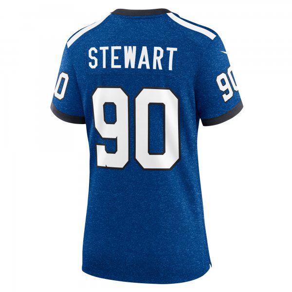 Women's Indianapolis Colts Grover Stewart Nike Royal Indiana Nights Alternate Game Jersey