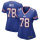 Women's Buffalo Bills Bruce Smith Nike Royal Game Retired Player Jersey