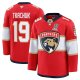Men's #19 Matthew Tkachuk Florida Panthers Home 2025 Stanley Cup Champions Premium Patched Red Jersey