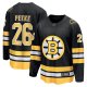 Men's Boston Bruins #26 Andrew Peeke Black Home Breakaway Player Jersey