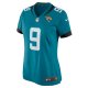 Women's Jacksonville Jaguars Logan Cooke Nike Teal Nike Game Jersey