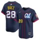 Men's American League #28 Javier Baez Nike Navy 2025 All-Star Edition Limited Player Jersey