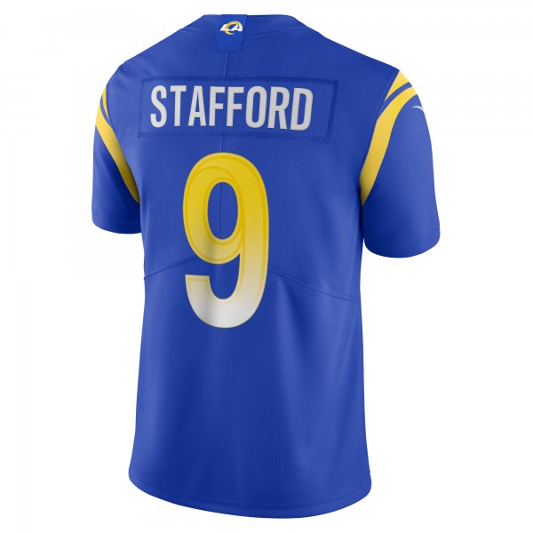 Men's Los Angeles Rams Matthew Stafford Nike Royal Vapor Limited Jersey