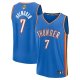Youth Oklahoma City Thunder #7 Chet Holmgren Fanatics Blue 2025 NBA Finals Fast Break Player Icon Edition Jersey