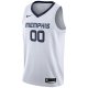 Men's Memphis Grizzlies Nike White 2020/21 Swingman Custom Jersey - Association Edition