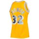 Men's Los Angeles Lakers Magic Johnson Mitchell & Ness Gold 1984/85 Hardwood Classics NBA 75th Anniversary Diamond Swingman Jersey