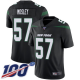 New York Jets #57 C.J. Mosley Black Alternate Men's Stitched NFL 100th Season Vapor Limited Jersey