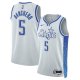 Men's Unisex Orlando Magic #5 Paolo Banchero Nike Silver 2025/26 Swingman City Edition Jersey