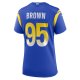 Women's Los Angeles Rams Bobby Brown III Nike  Royal Team Game Jersey