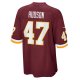 Men's Nike Khaleke Hudson Washington Football Team Burgundy Game Player Jersey