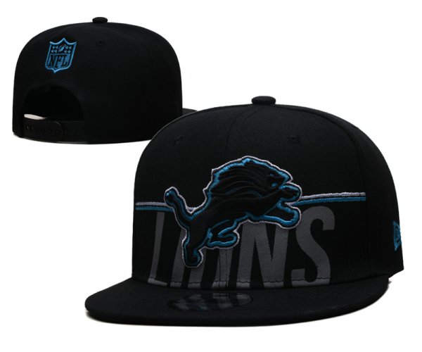 Detroit Lions Black Cap