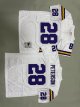 Men's #28 Adrian Peterson Minnesota Vikings White Jersey
