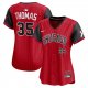 Women's Chicago White Sox #35 Frank Thomas Nike Red/Black 2025 City Connect Retired Player Jersey
