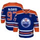 Youth #97 Connor McDavid Edmonton Oilers Home Premier Player Royal Jersey