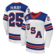 Men's USA Hockey Charlie McAvoy Nike White 2026 Away Replica Jersey