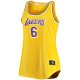 Women's Los Angeles Lakers LeBron James Fanatics Gold Fast Break Tank Jersey - Icon Edition
