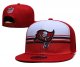 Tampa Bay Buccaneers White and Red Cap