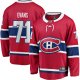 Men's Montreal Canadiens Jake Evans Fanatics Red Home Breakaway Player Jersey