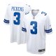 Men's Dallas Cowboys #3 George Pickens Nike White Game Jersey
