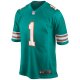 Men's Miami Dolphins Tua Tagovailoa Nike Aqua Alternate Game Jersey