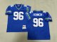 Men's #96 Cortez Kennedy Seattle Seahawks Blue Jersey