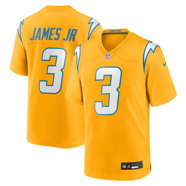 Youth Los Angeles Chargers #3 Derwin James Jr. Nike Gold Alternate Charger Power Game Player Jersey