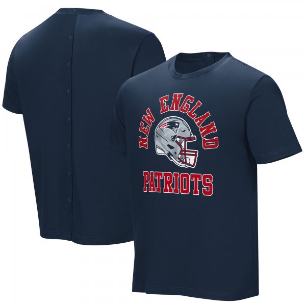 Men's New England Patriots  Navy Field Goal Assisted T-Shirt