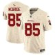 Men's Arizona Cardinals #85 Trey McBride Cream Rivalries Collection F.U.S.E. Vapor Limited Stitched Jersey