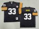 Men's Pittsburgh Steelers #33 Merril Hoge Black Jersey