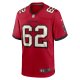 Men's Graham Barton Pick No. 26 Nike Red 2024 NFL Draft First Round Pick Player Game Jersey