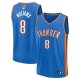Youth Oklahoma City Thunder #8 Jalen Williams Fanatics Blue 2025 NBA Finals Fast Break Player Icon Edition Jersey