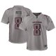 Youth Atlanta Falcons #8 Kyle Pitts Nike Gray Atmosphere Game Jersey