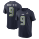 Men's Seattle Seahawks Kenneth Walker III Nike College Navy Super Bowl LX Patch T-Shirt
