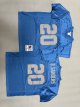 Men's Detroit Lions #20 Barry Sanders Blue Mitchell & Ness Jersey