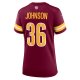 Women's Washington Commanders Danny Johnson Nike  Burgundy  Game Jersey