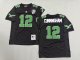 Men's Philadelphia Eagles #12 Randall Cunningham Black Jersey