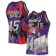 Men's Toronto Raptors Vince Carter Mitchell & Ness Purple Hardwood Classics 1998/99 Hyper Hoops Swingman Jersey