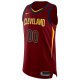 Men's Cleveland Cavaliers Nike Wine Custom Jersey - Icon Edition