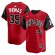 Men's Chicago White Sox #35 Frank Thomas Nike Red/Black 2025 City Connect Retired Player Jersey