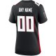 Women's Nike Atlanta Falcons Black Custom Game Jersey