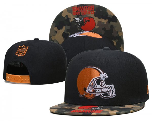 Cleveland Browns Black and Camouflag Cap