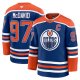 Men's #97 Connor McDavid Edmonton Oilers Fanatics Home Premium Royal Jersey