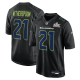 Men's Seattle Seahawks Devon Witherspoon Nike Black Super Bowl LX Patch Carbon Fashion Game Jersey