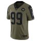 Men's Washington Football Team Chase Young Nike Olive 2021 Salute To Service Limited Player Jersey