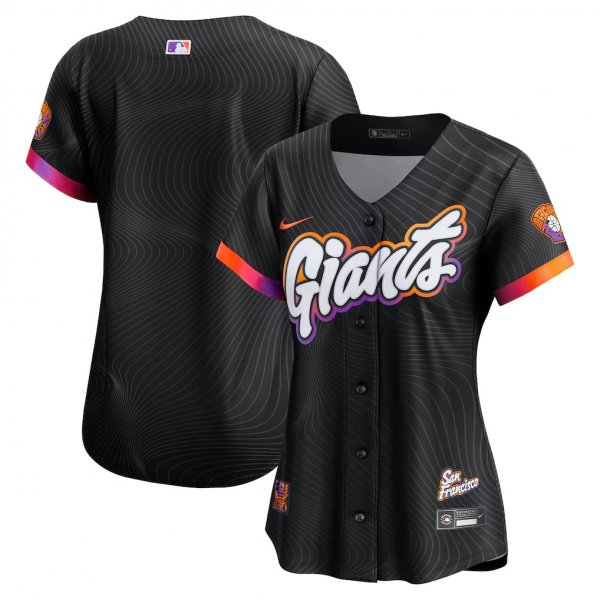 Women's San Francisco Giants Nike 2025 City Connect Limited Anthracite Jersey