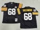 Men's Pittsburgh Steelers #68 L'C Greenwood Black Jersey