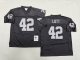 Men's Las Vegas Raiders #42 Ronnie Lott Black Mitchell & Ness Jersey